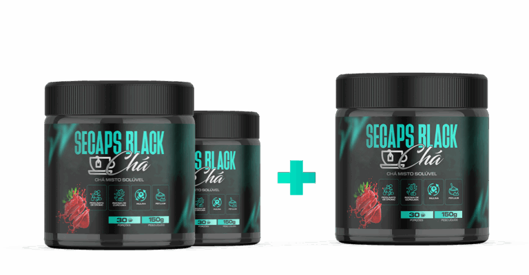 Secaps Black Chá 03 potes